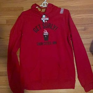 NWT women’s hooded surly sweatshirt!
